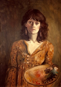 Painting by author and painter Nancy Wait in 1980