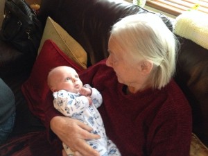 Beryl with her great grandson William